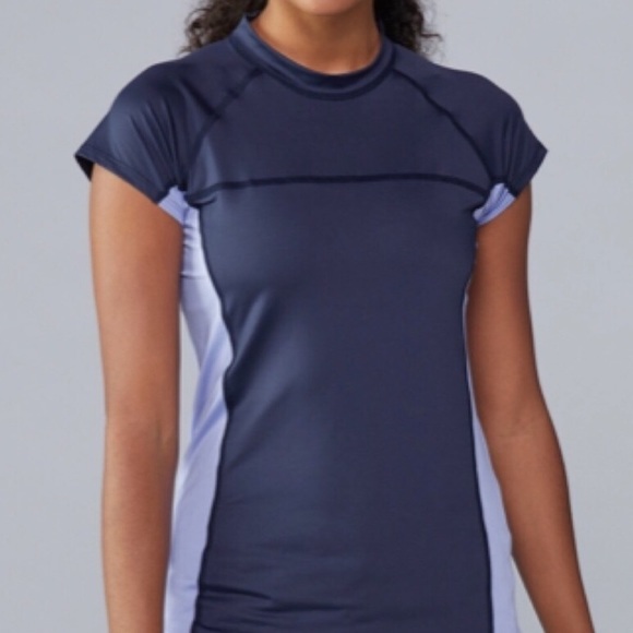 Patagonia Other - Patagonia Short Sleeved Purple Rashguard